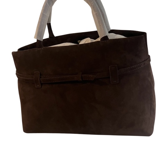 Manu Atelier Le chambon 35 Deep Brown Suede bag - Picture 4 of 6